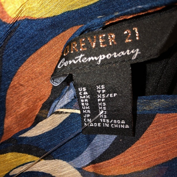 Forever21 - Multi-Colored flowy dress - Size XS/S - Picture 4 of 4